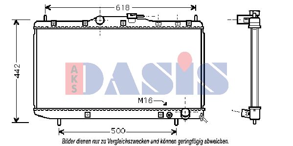 AKS DASIS Radiaator,mootorijahutus 210027N